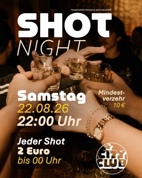 SHOT NIGHT CITY CLUB DJ Dino Frankfurt